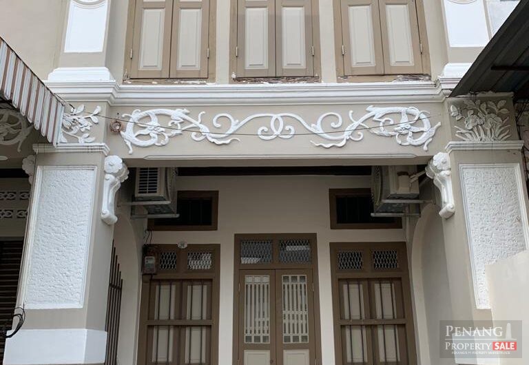 Double storey Terrace Shop House (2 units -1 title ) For Sale At Georgetown, Penang