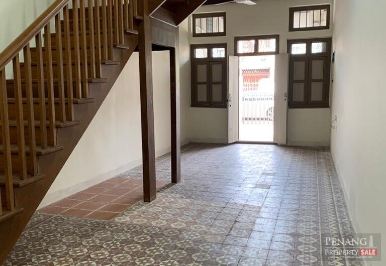 Double storey Terrace Shop House (2 units -1 title ) For Sale At Georgetown, Penang