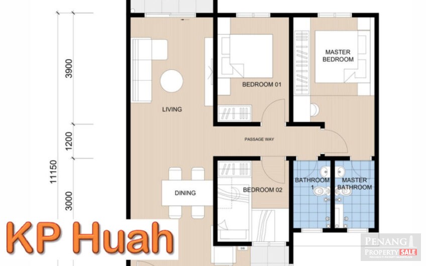 Affordable Condominium for Sale at Penang Bukit Mertajam Alma Freehold