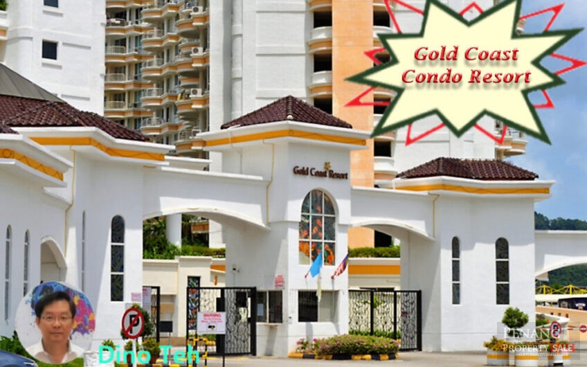 ☞ Gold Coast Resort Condo, Queensbay, 3 Room, Rent Rm2,000