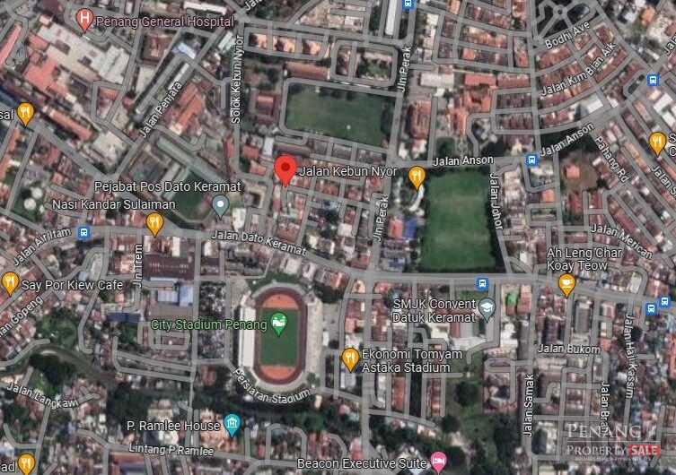 TERRACE 2 STOREY AT KEBUN NYOR ONLY RM500 PSF GEORGETOWN 2500SF 4 ROOMS RENOVATED