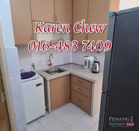 Relau Vista, Partially Furnished, Well Maintain, Relau