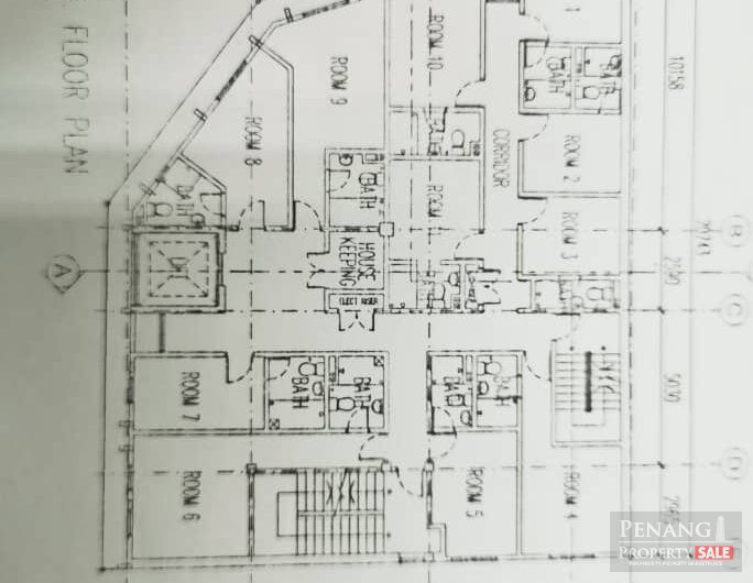 SHOP LOT SALE 5 STOREY CORNER LOT WITH 44 ROOM AT LEBUH MACALLUM