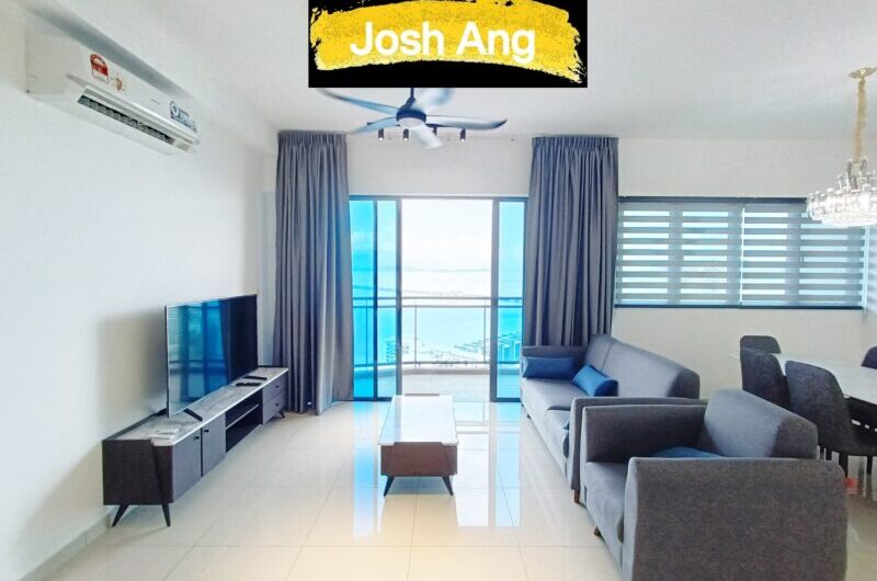Waterside Residence In Gelugor 1076sqft All New Furniture Setup Fully Seaview Unit