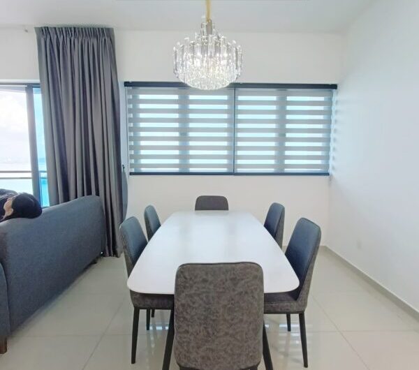Waterside Residence In Gelugor 1076sqft All New Furniture Setup Fully Seaview Unit