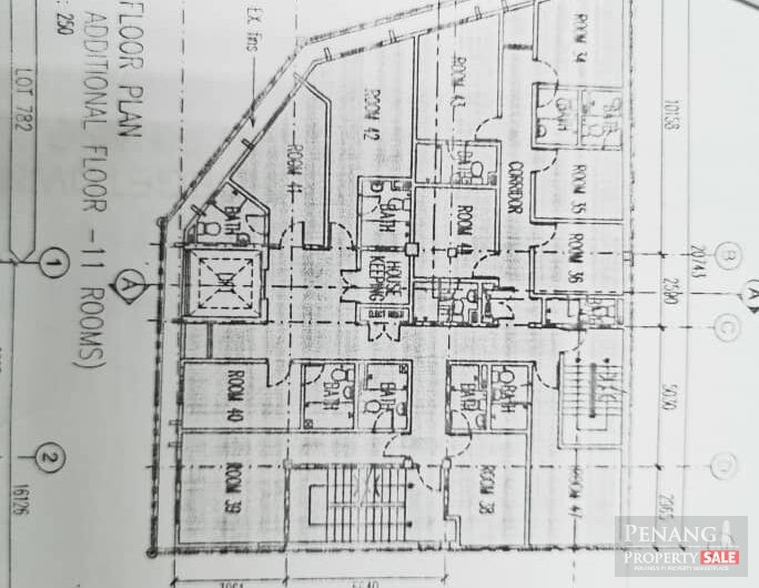 SHOP LOT SALE 5 STOREY CORNER LOT WITH 44 ROOM AT LEBUH MACALLUM
