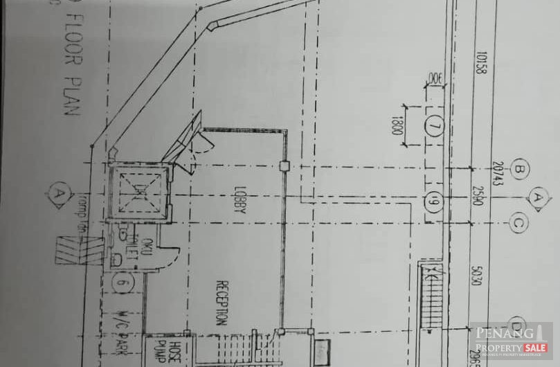 SHOP LOT SALE 5 STOREY CORNER LOT WITH 44 ROOM AT LEBUH MACALLUM