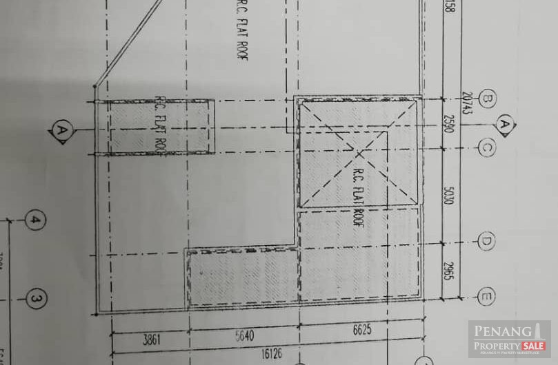 SHOP LOT SALE 5 STOREY CORNER LOT WITH 44 ROOM AT LEBUH MACALLUM