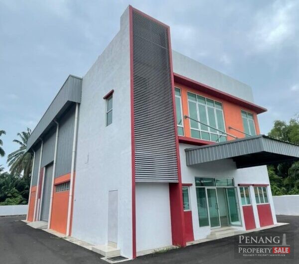 Juru New Semi Detached Factory For Sale, IKS Simpang Ampat, Valdor