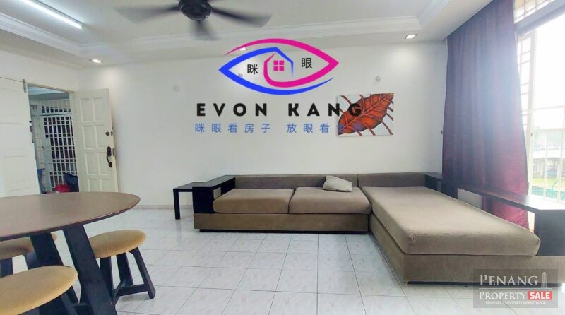 Taman Kristal @ Tanjung Tokong 800SF Fully Furnished Kitchen Renovated