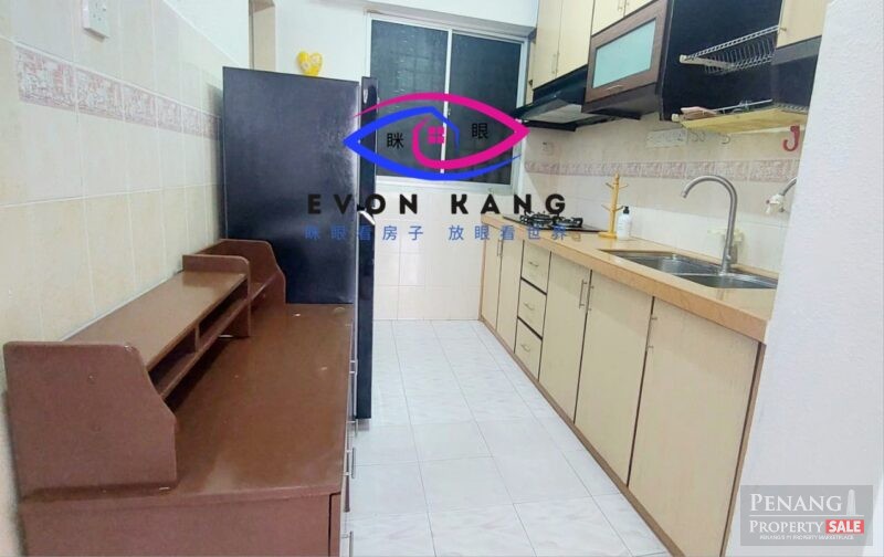 Taman Kristal @ Tanjung Tokong 800SF Fully Furnished Kitchen Renovated