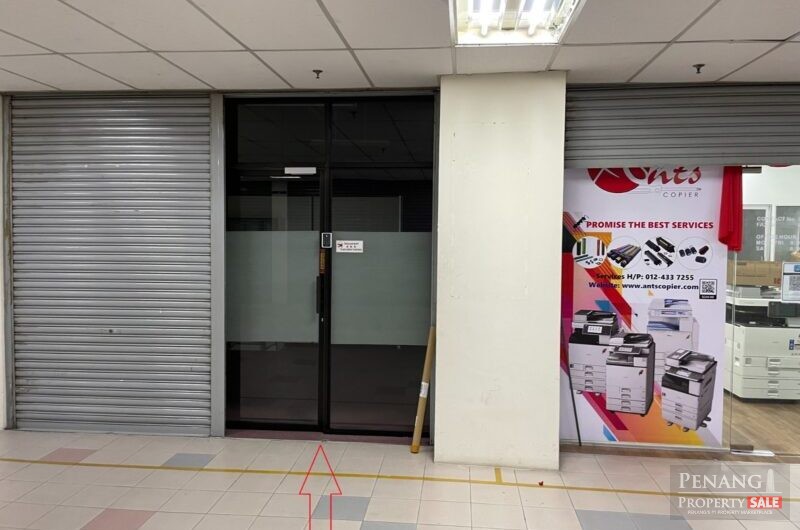 For Rent First Floor Shoplot D’Orient Mall Komplex Pulau Mutiara, Gat Lebuh Macallum Geogetown Penang