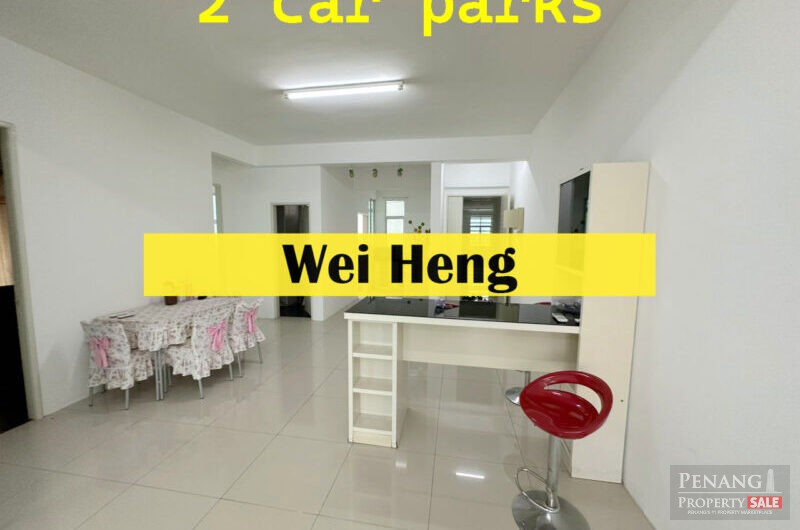 The oasis high floor seaview two car parks 2 balcony in gelugor sell