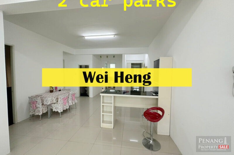 The oasis high floor seaview two car parks 2 balcony in gelugor sell