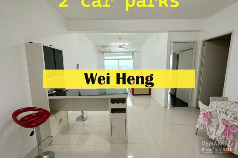 The oasis high floor seaview two car parks 2 balcony in gelugor sell