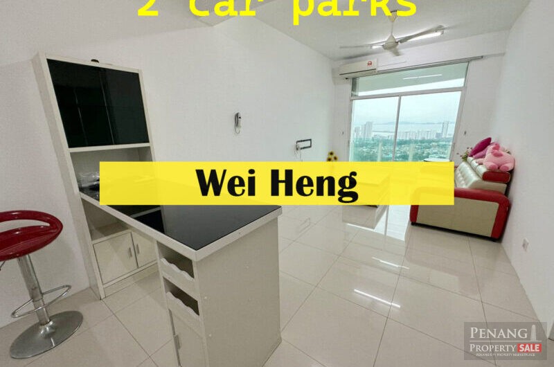 The oasis high floor seaview two car parks 2 balcony in gelugor sell