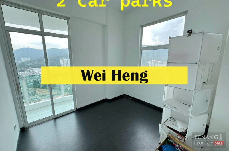 The oasis high floor seaview two car parks 2 balcony in gelugor sell