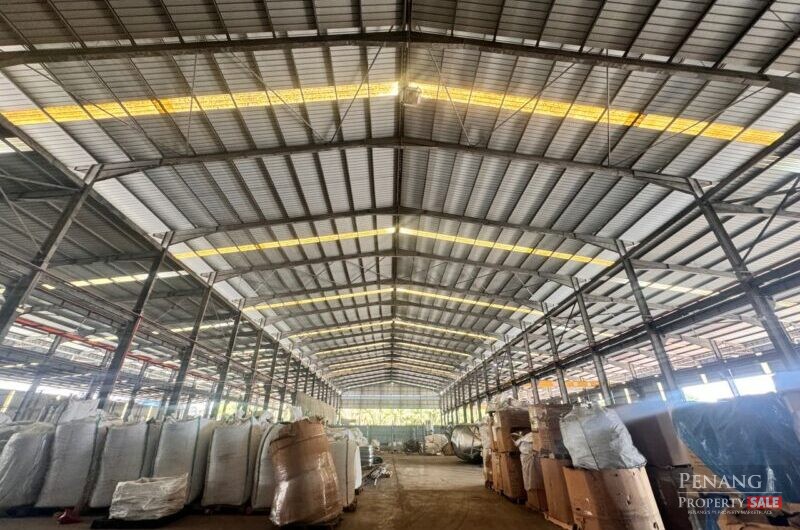 Detach Factory Warehouse Bukit Minyak For Rent