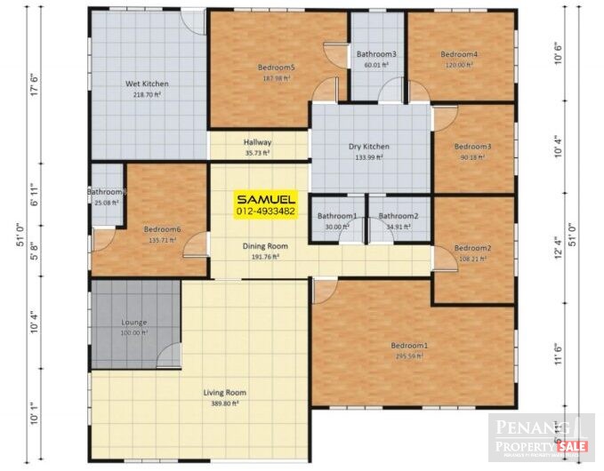 Jalan Hamilton Single Storey Bungalow, Facing Mainroad, Jelutong