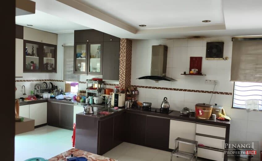 For Sale Two and Half Storey Terrace House End Lot Taman Sentral Bagan Lalang Butterworth Penang