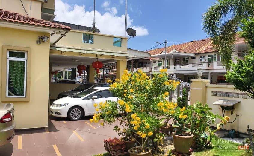 For Sale Two and Half Storey Terrace House End Lot Taman Sentral Bagan Lalang Butterworth Penang