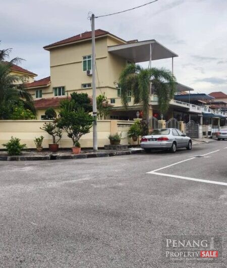 For Sale Two and Half Storey Terrace House End Lot Taman Sentral Bagan Lalang Butterworth Penang