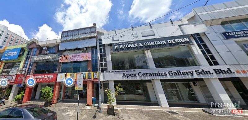 Jalan Perai Jaya 3 Sty Shoplot 【FACE MAIN ROAD】Sale W Tenancy Jalan Baru