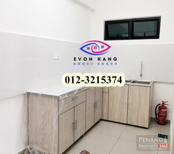 TreeO @ Sungai Ara Bayan Lepas 900SF Partially Furnished Basic Fitting