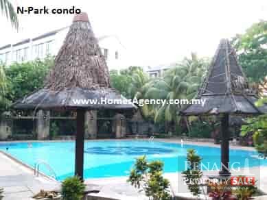 Ref:686, N-Park (Block D) Furnished Resort Condo At Batu Uban near USM near Main Gate