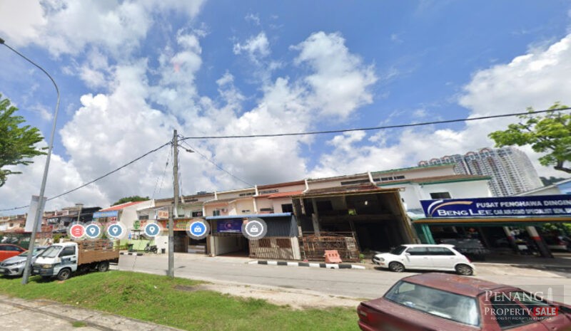 Rare Unit!! 2 Sty Shophouse Face Main Road Bayan Lepas Sungai Nibong