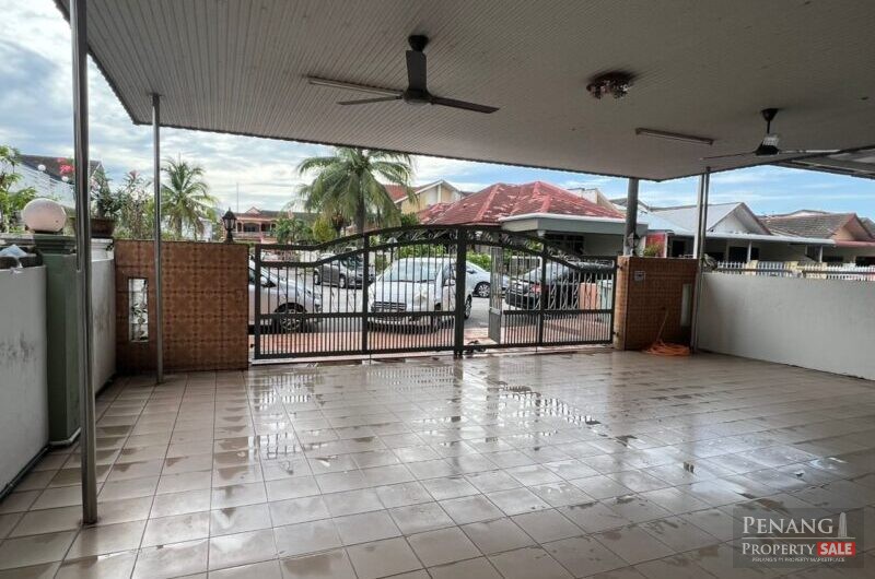 Double Storey End Lot, Taman Inderawasih, Prai