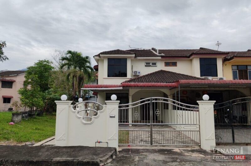 For Sale Double Storey Terrace House End Lot Taman Permata Indah Bukit Mertajam 14000 Pulau Pinang