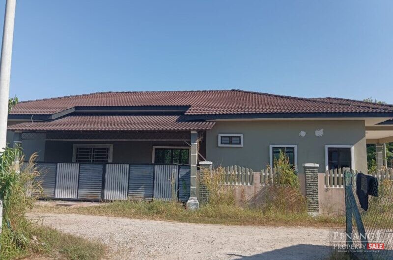 For Sale Single Storey Bungalow House Permatang Pauh Butterworth Pulau Pinang