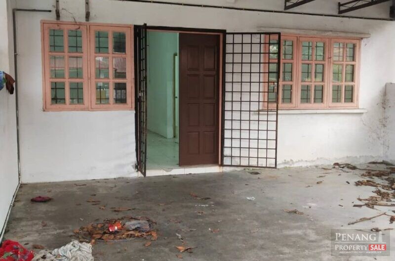 For Sale Single Storey Terrace House Taman Bidara Machang Bubok Bukit Mertajam 14020 Pulau Pinang