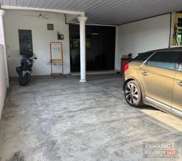 For Sale Single Storey Terrace House Bandar Tasek Mutiara Simpang Ampat Pulau Pinang
