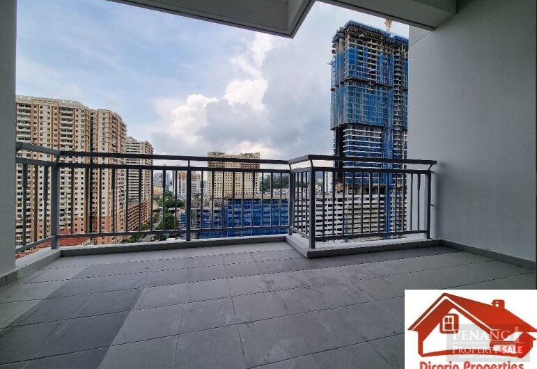 Condo Nearby LRT station, bank, highway, school, town, Penang Bridge