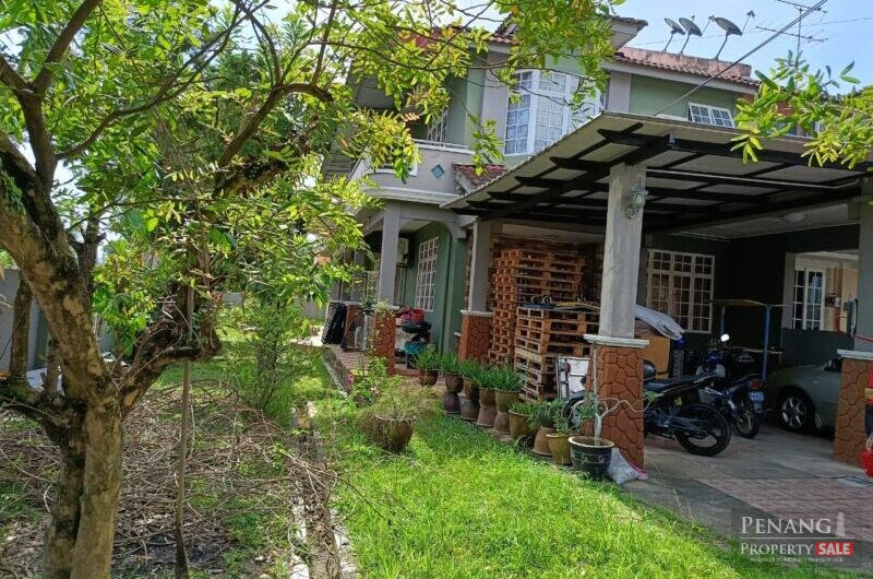 Semi-D, Double Storey House (corner lot) For Sale at Taman Bandar Tasek Mutiara, Simpang Ampat, Penang
