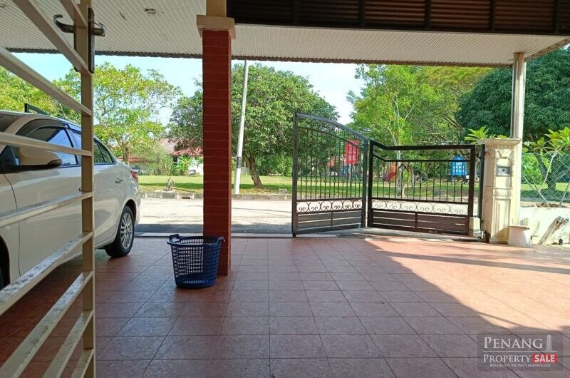 Semi-D Single Storey House (Corner Lot)For Sale at Taman Bertam Permai, Kepala Batas, Penang