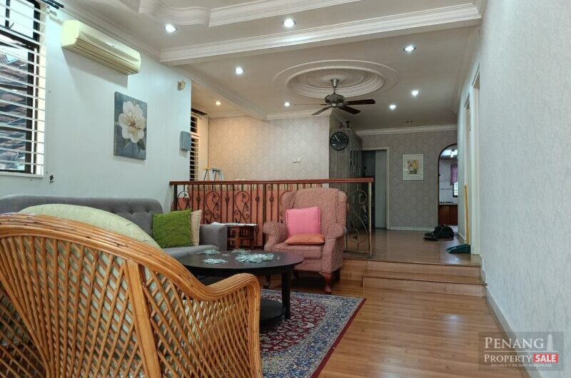Semi-D Single Storey House (Corner Lot)For Sale at Taman Bertam Permai, Kepala Batas, Penang