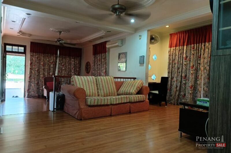 Semi-D Single Storey House (Corner Lot)For Sale at Taman Bertam Permai, Kepala Batas, Penang