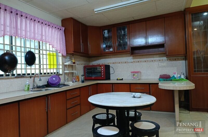 Semi-D Single Storey House (Corner Lot)For Sale at Taman Bertam Permai, Kepala Batas, Penang