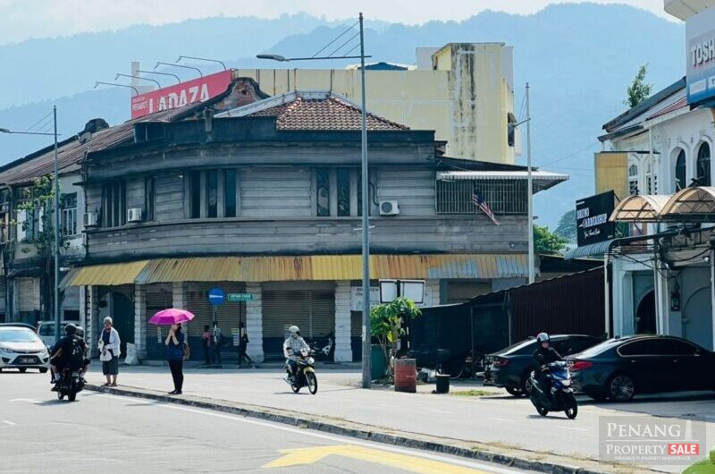 Corner Unit Jalan Air Itam Facing Main Road Georgetown High Expose