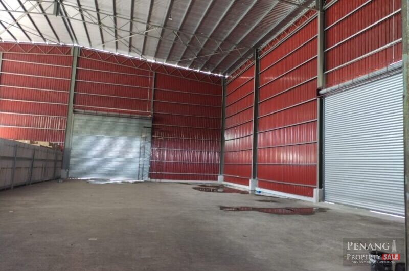 (FACING MAINROAD / BIGGER SIZE) Warehouse at Bagan Lalang, Butterworth For RENT