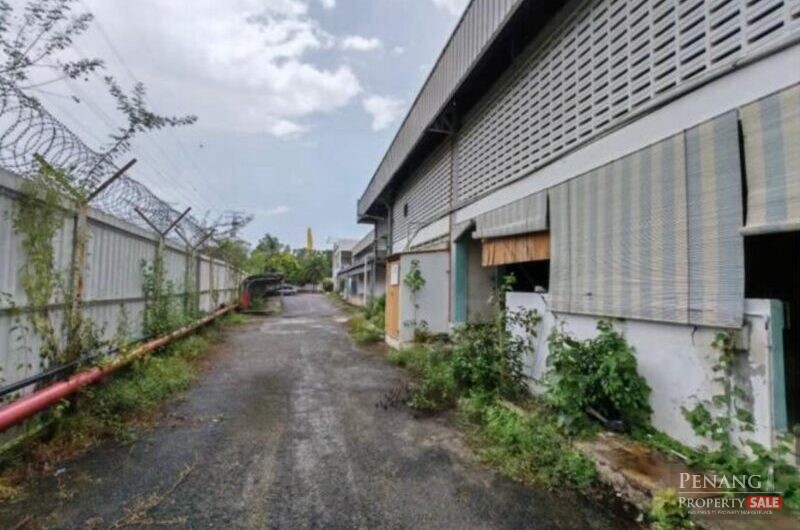 DETACHED FACTORY 2 LOT ADJOINING UNIT AT SEBERANG PERAI TENGAH 4.76 ACRE LAND WITH BUILD UP 151,380 SQFT
