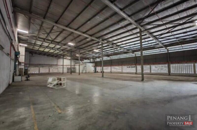 DETACHED FACTORY 2 LOT ADJOINING UNIT AT SEBERANG PERAI TENGAH 4.76 ACRE LAND WITH BUILD UP 151,380 SQFT