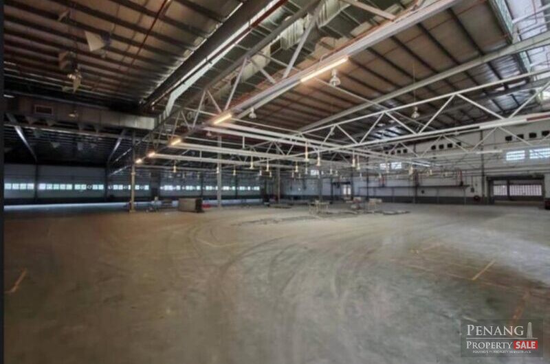 DETACHED FACTORY 2 LOT ADJOINING UNIT AT SEBERANG PERAI TENGAH 4.76 ACRE LAND WITH BUILD UP 151,380 SQFT
