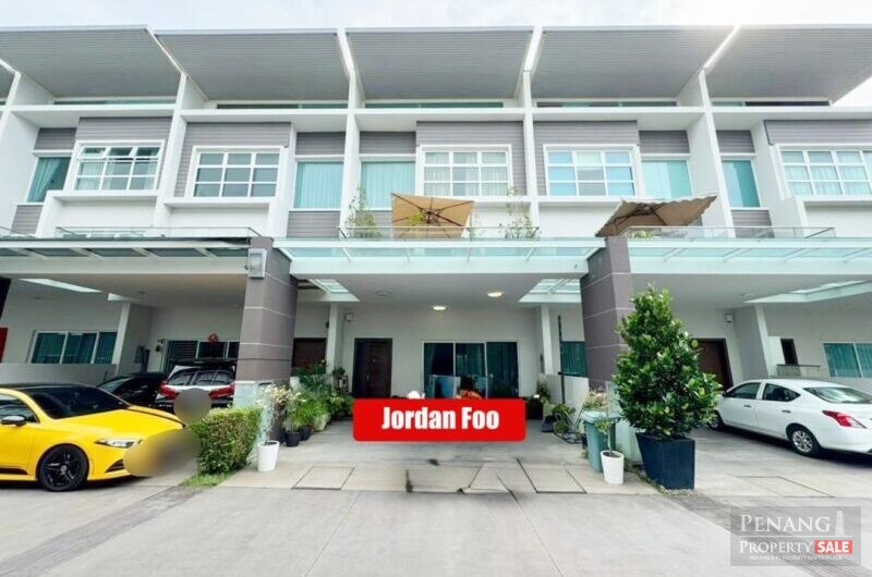 Permai Garden 3 Storey Terrace Tanjung Bungah Gated Guarded 3280sf