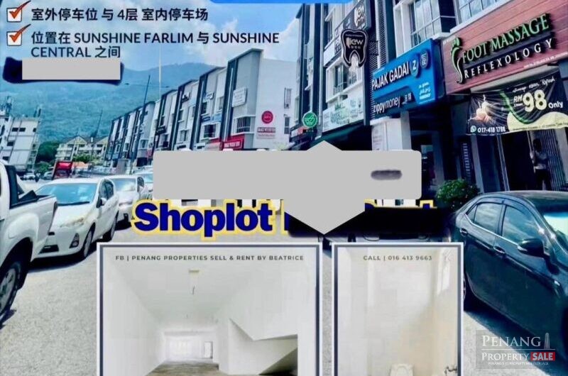 Farlim Square 3 Storey Shoplot, Ayer Itam