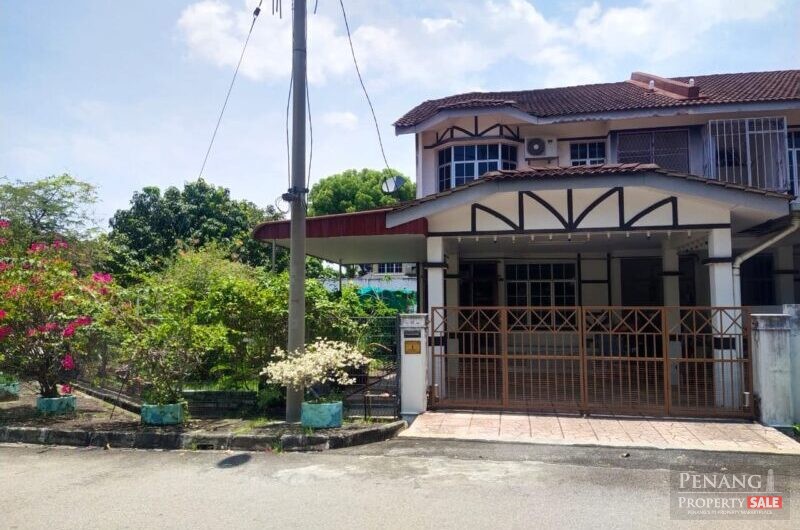 For Sale Double Storey Terrace House End Lot Bandar Perda Bukit Mertajam 14000 Pulau Pinang