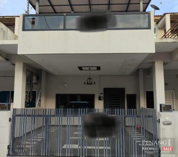 For Sale Double Storey Terrace House Pearl Garden Simpang Ampat 14100 Pulau Pinang